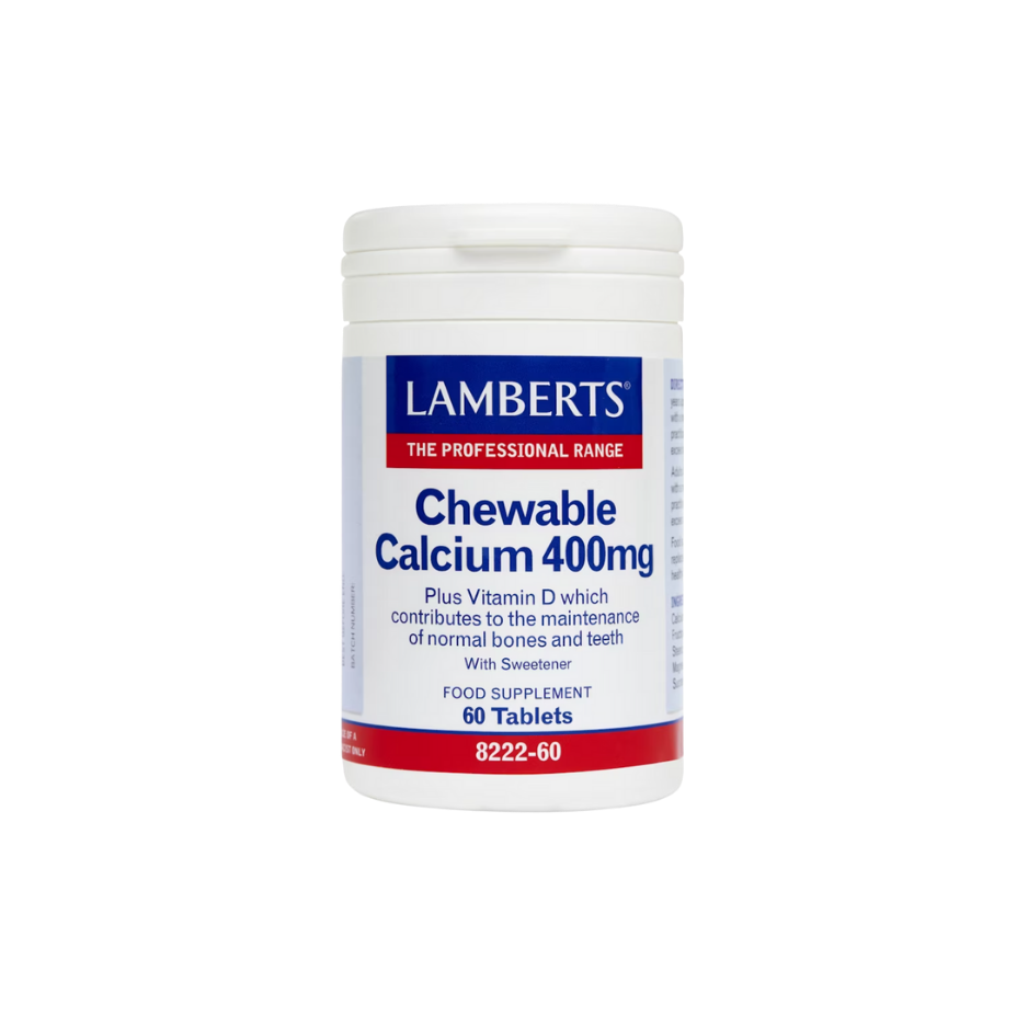 Lamberts Chewable Calcium 400mg 8222 60