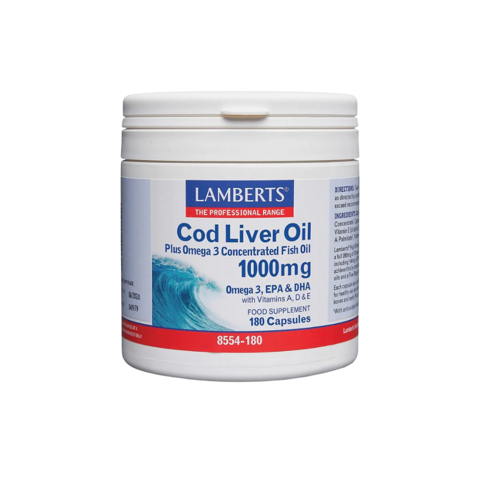 Lamberts Cod Liver Oil 1000mg 8554 180
